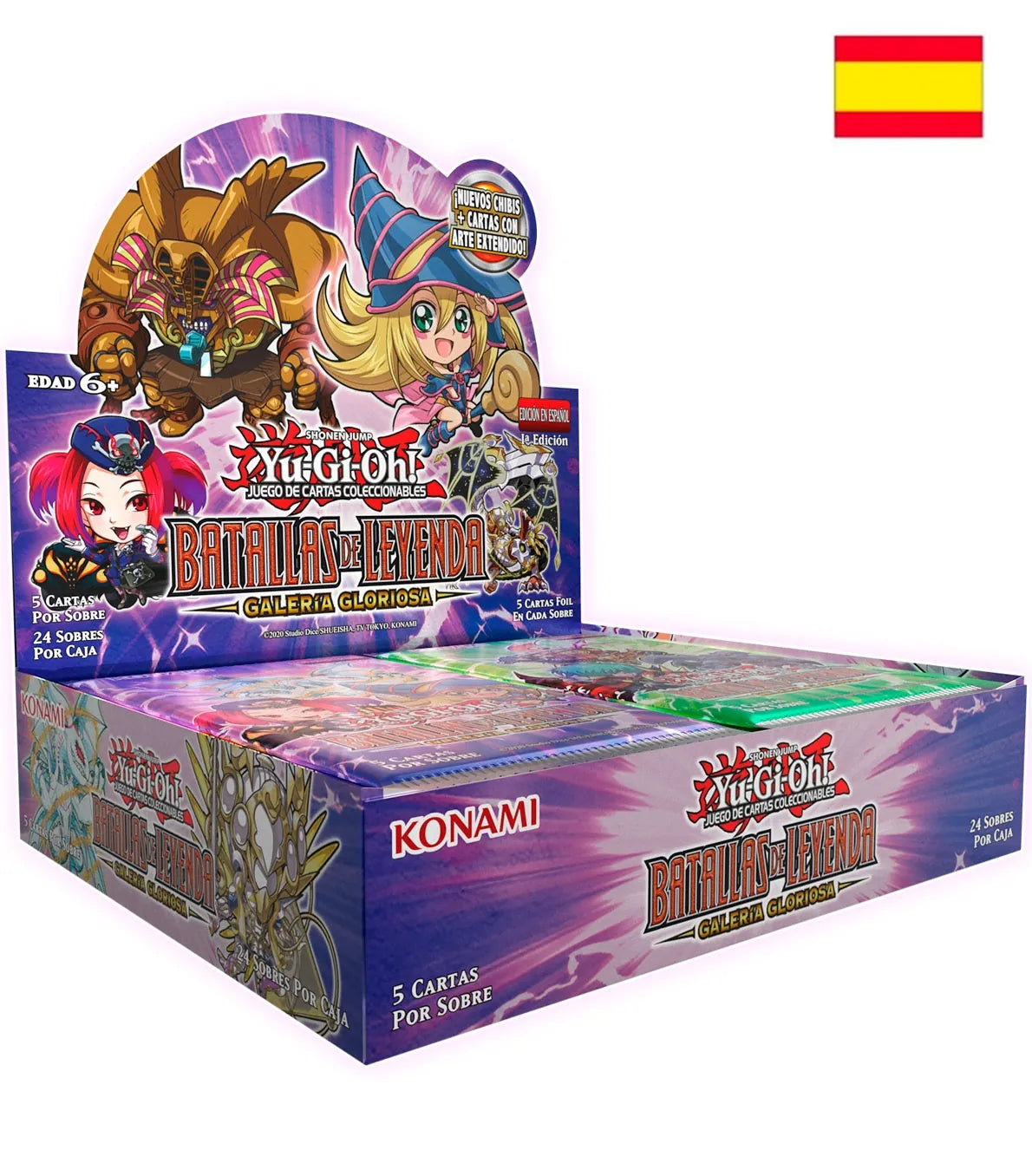 spanish yugioh booster box Display (24 Packs) Battles of Legend: Glorious Gallery Spa – OTAKUYA TCG [