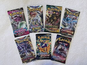 Sobres sueltos pokemon tcg