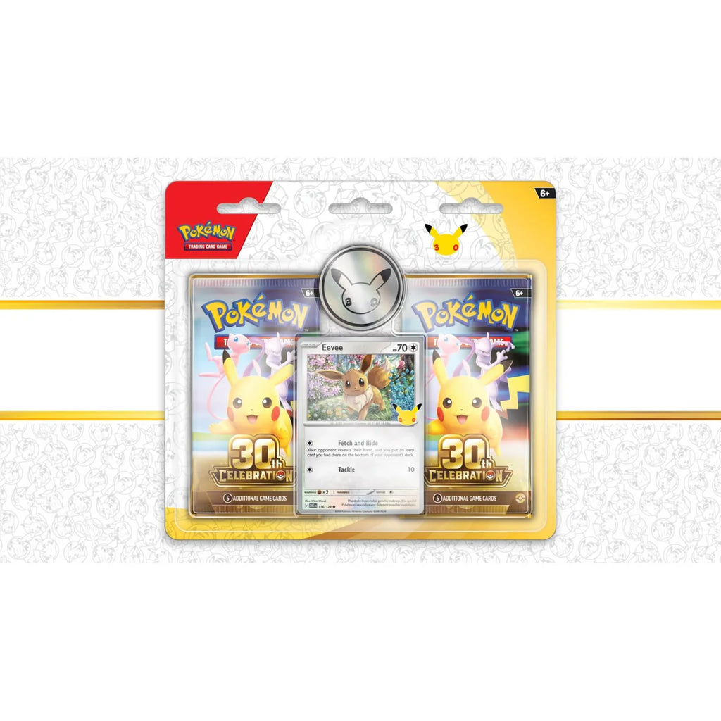 Blíster 2 Sobres Pokémon Celebraciones 30 Aniversario | Celebrations 30th