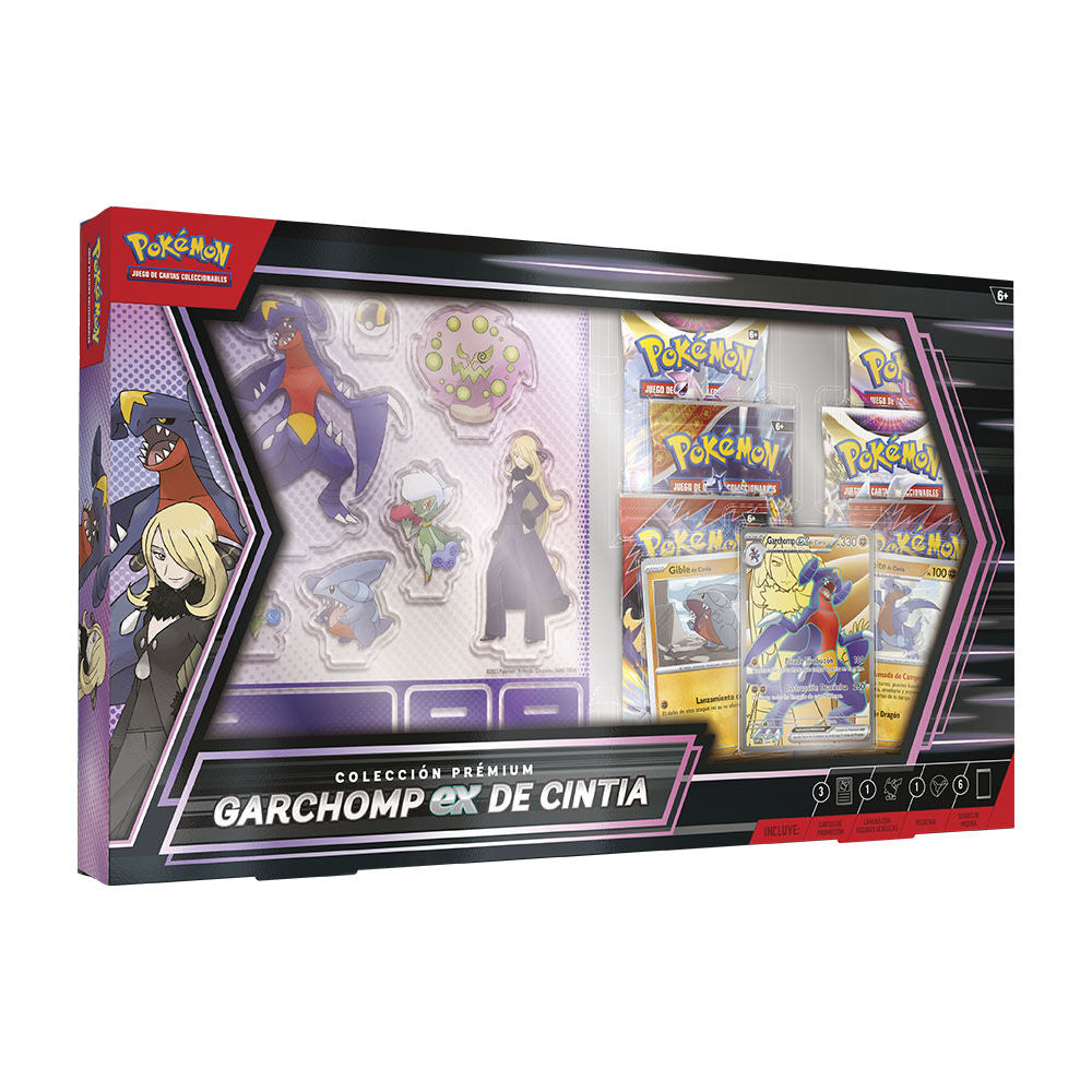 Blister juego cartas coleccionables Garchomp ex de Cintia español   Pokémon TCG