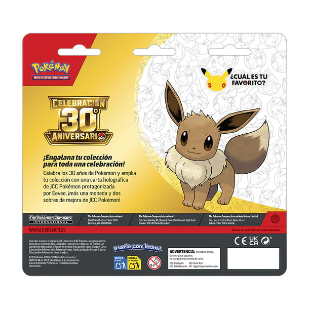 Blíster 2 Sobres Pokémon Celebraciones 30 Aniversario | Celebrations 30th