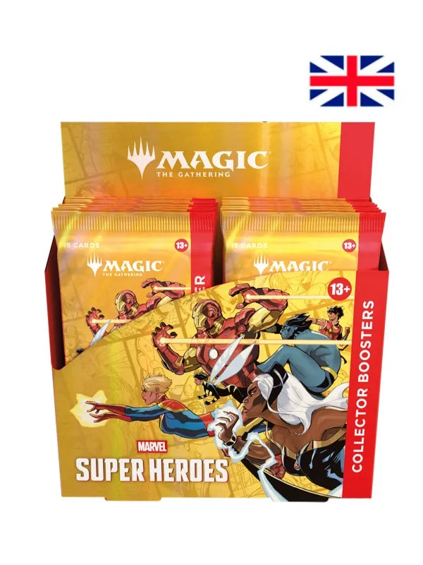 Collector Booster Display (12 sobres) Marvel Super Heroes Inglés - Magic The Gathering