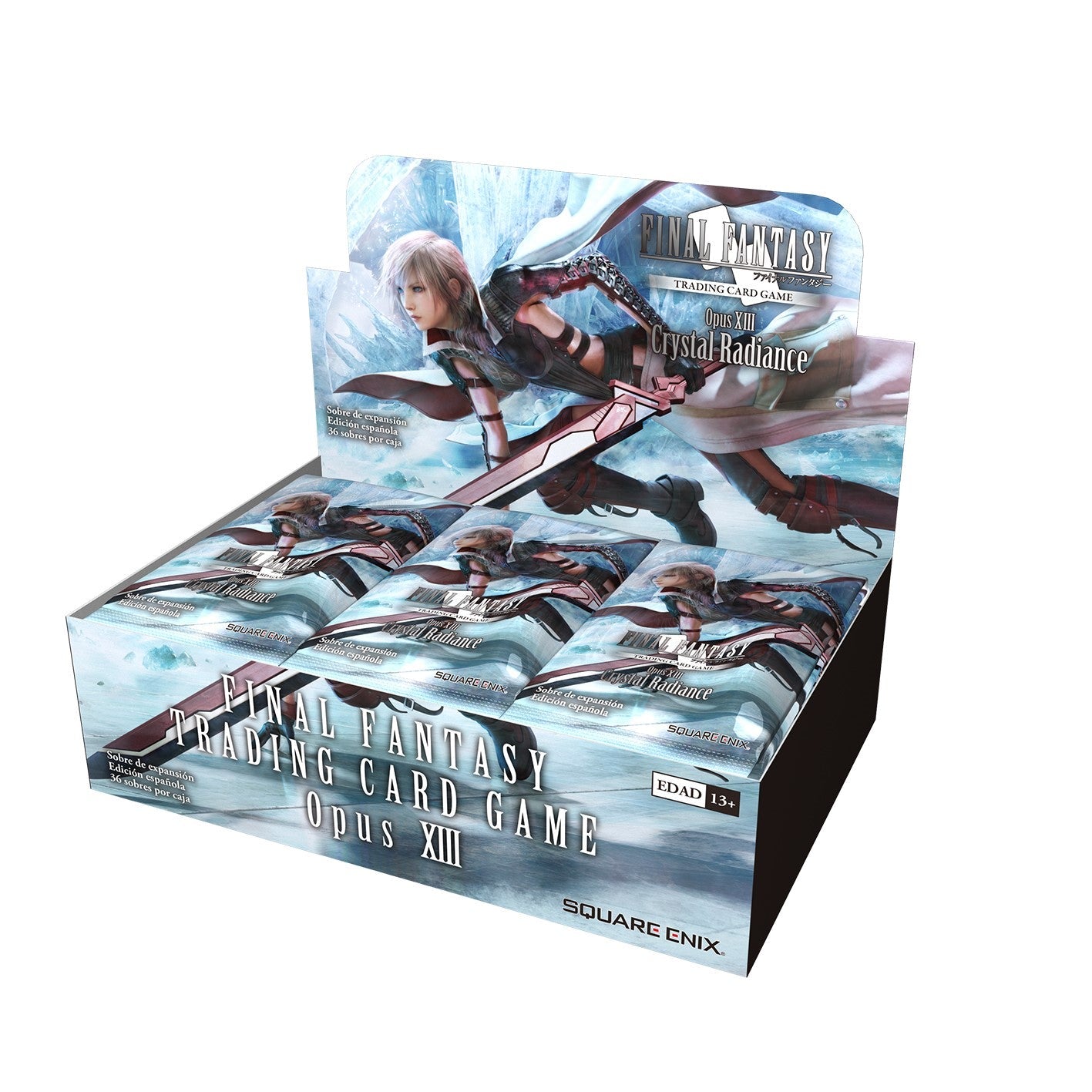 Final Fantasy TCG: Display 36 sobres Crystal Radiance Opus XIII Español   Wizards of the Coast