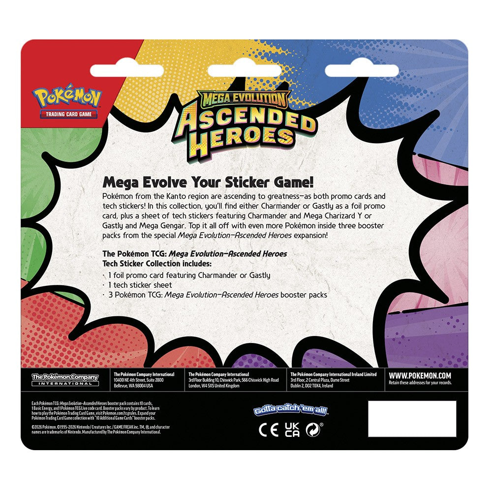 POKEMON TCG-MEGAEVOLUCION HEROES ASCENDENTES CON PEGATINA INGLÉS