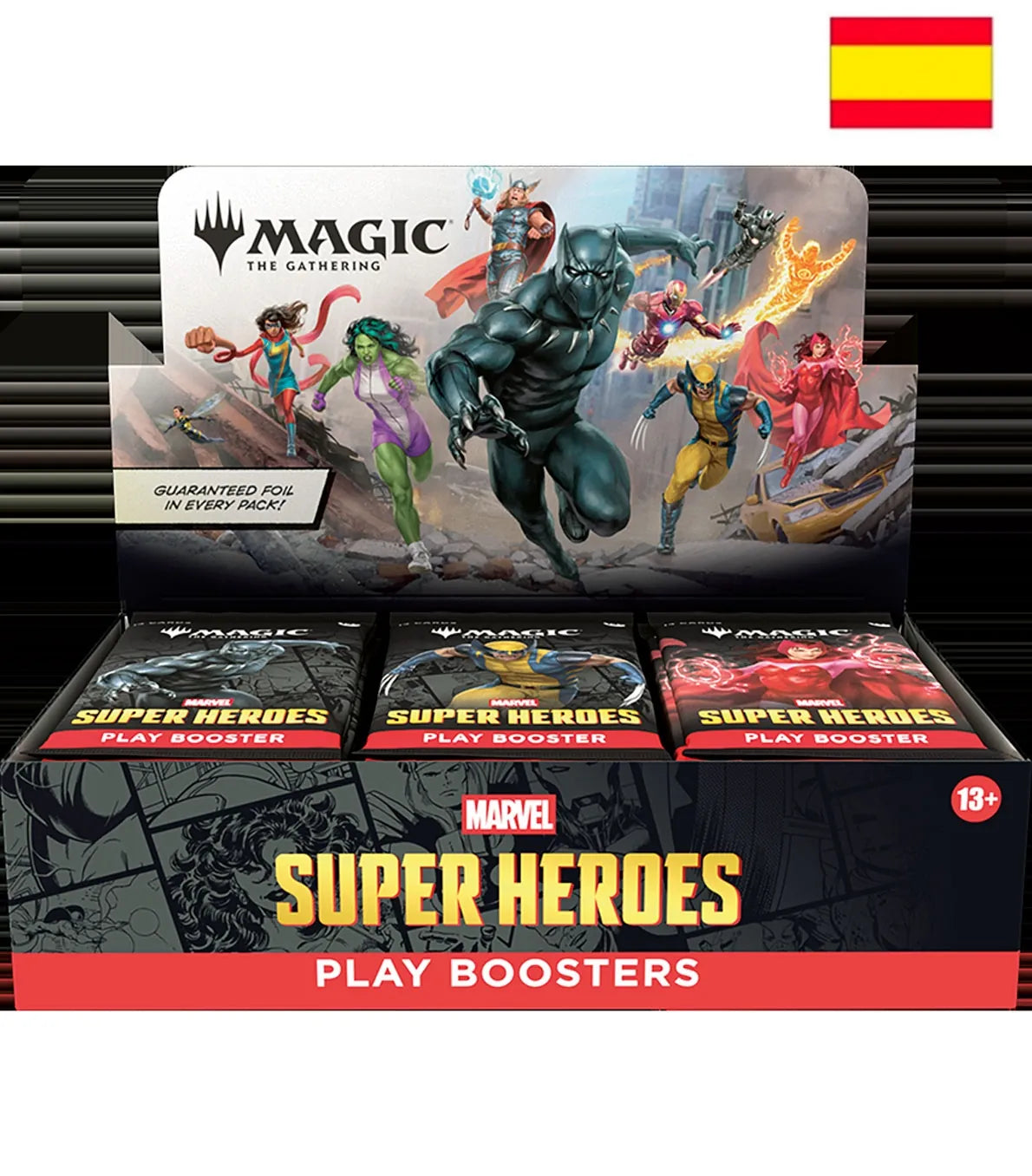 Play Booster Display (30 sobres) Marvel Super Heroes Español - Magic The Gathering