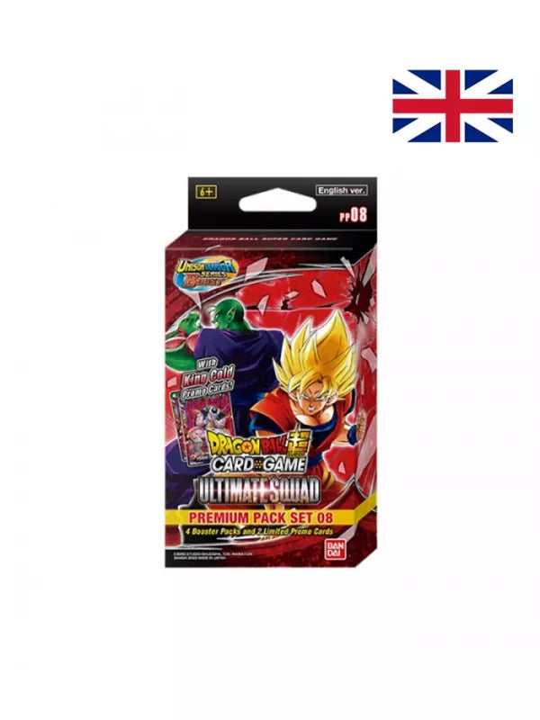 Premium Pack Set (8 unidades)PP18 Set 08 Inglés - Cartas Dragon Ball Super Card Game   Dragon Ball Card Game