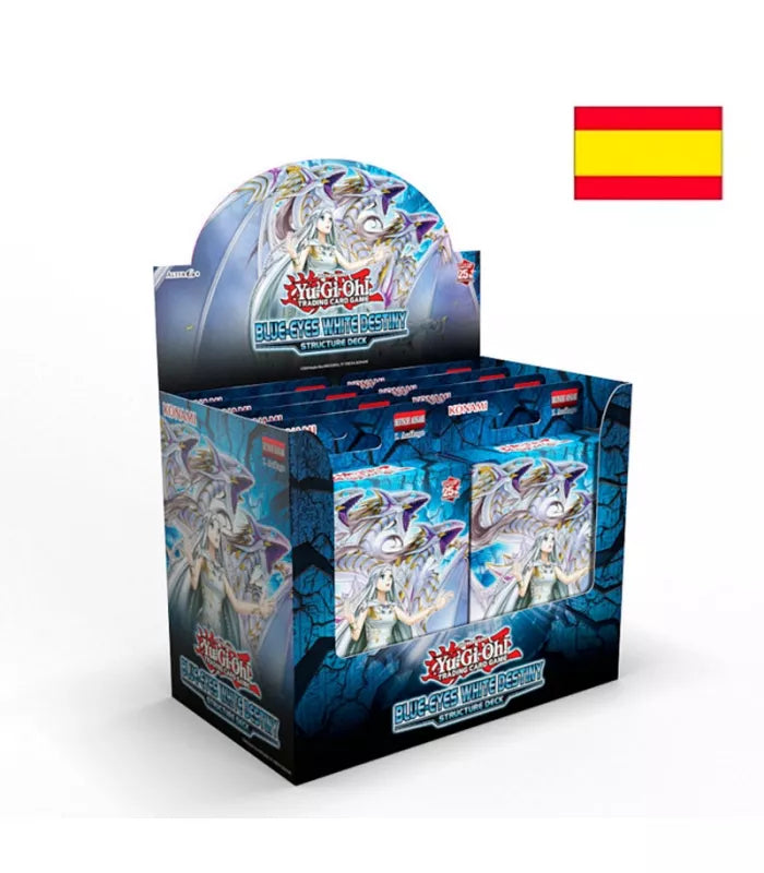 Structure Deck Display (8 unidades) Unlimited Reprint Blue-Eyes white Destiny Español - Yu-Gi-Oh!   Konami