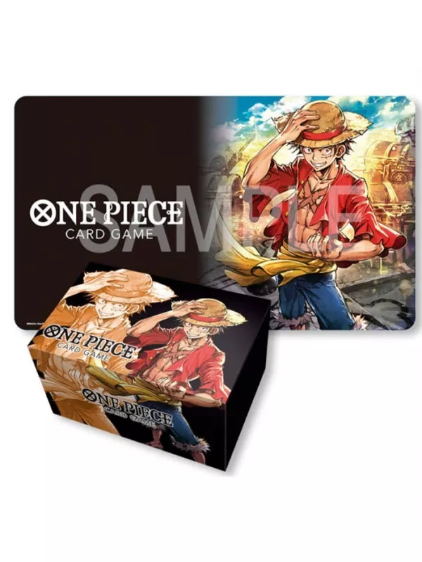 Tapete y Caja de Mazo Playmat and Card Case Monkey.D.Luffy One Piece Card Game Bandai   One piece Card Game