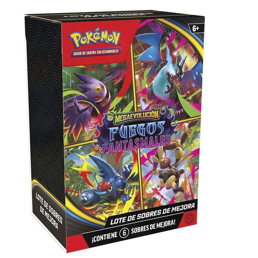 Juego Cartas Booster Bundle Fuegos Fantasmales Pokemon Español