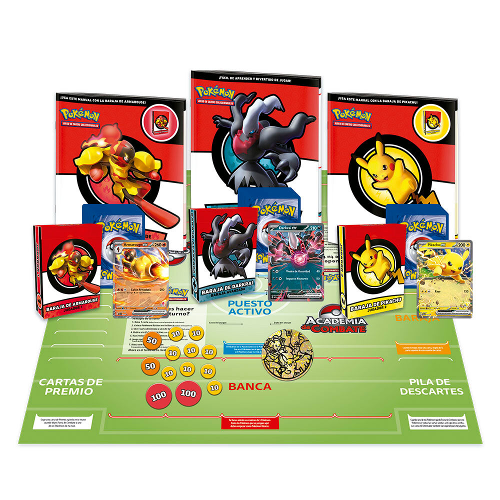 Juego cartas coleccionables Academia de Combate Academy Pokemon Español   Pokémon TCG
