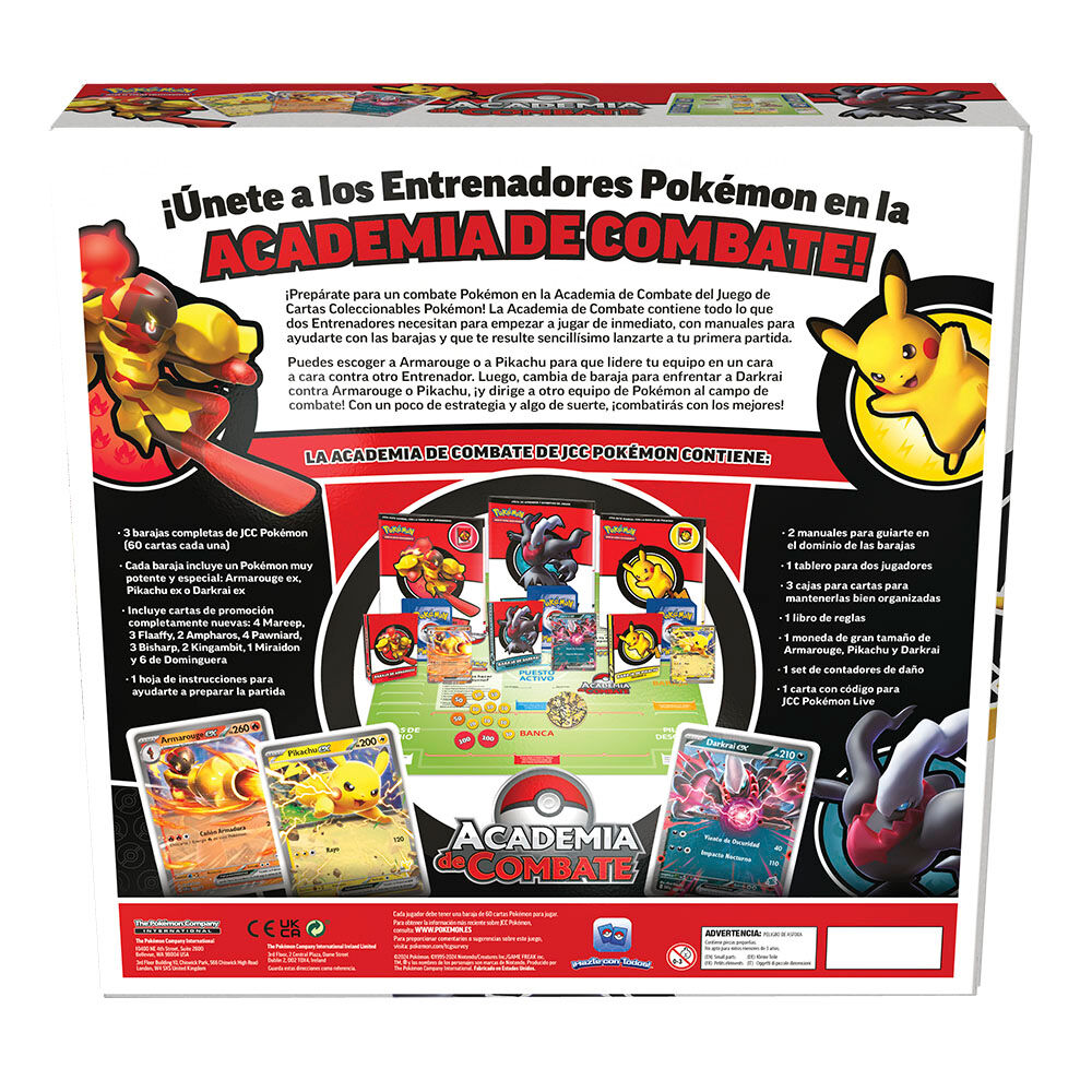 Juego cartas coleccionables Academia de Combate Academy Pokemon Español   Pokémon TCG