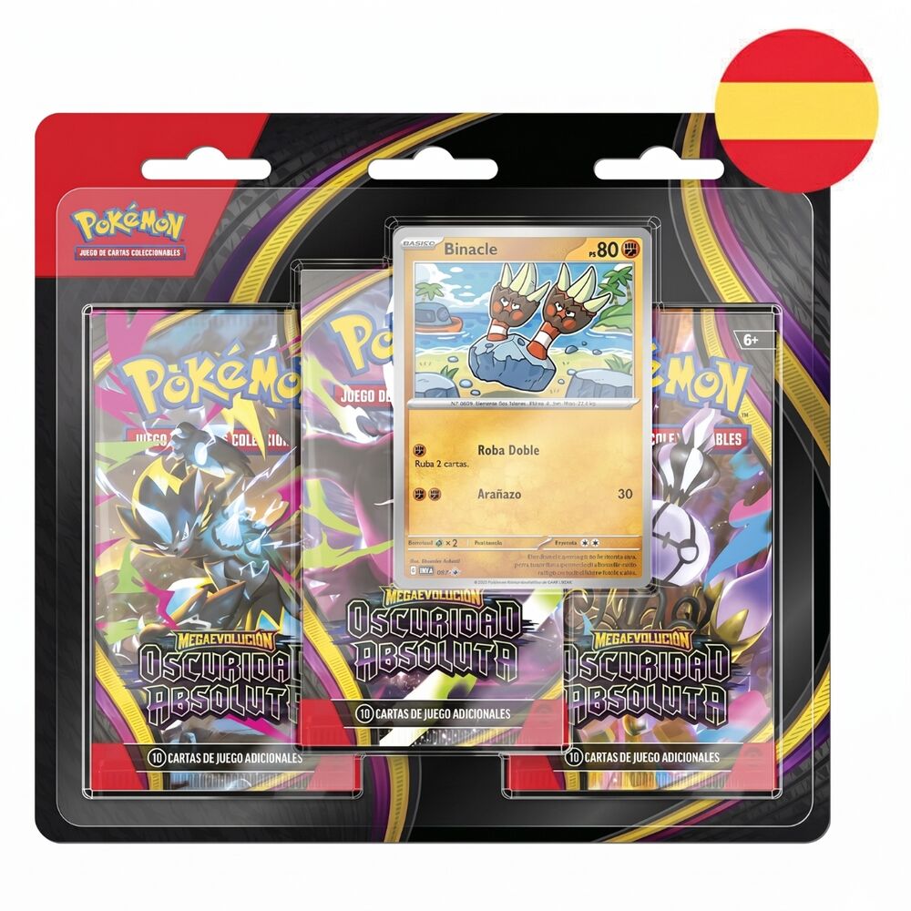 Blister 3 sobres cartas Expansion Julio 2026 Pokemon español