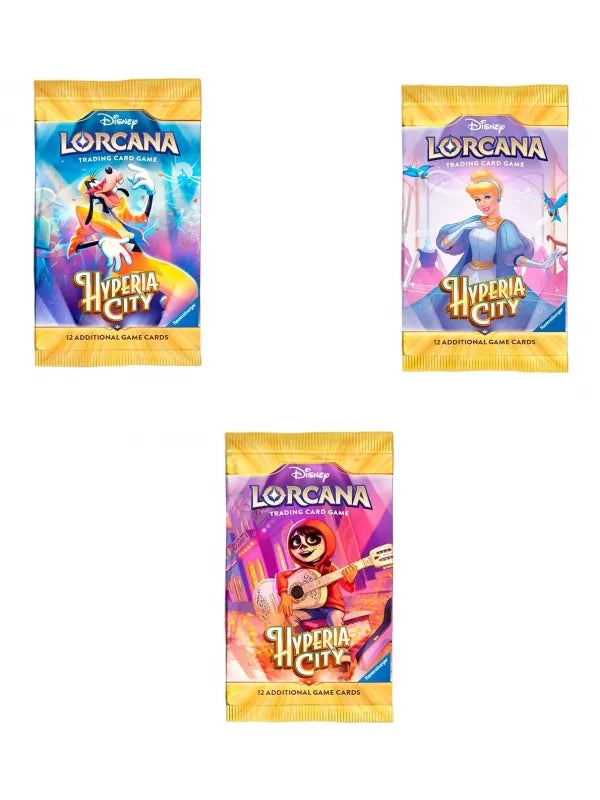 Paquetes de refuerzo (24 Unidades) Inglés Hyperia City - Disney Lorcana TCG