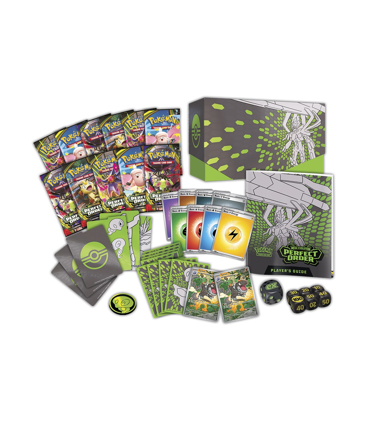 POKEMON TCG-CAJA ENTRENADOR ELITE- PERFECT ORDER- MARZO 26 (INGLES)