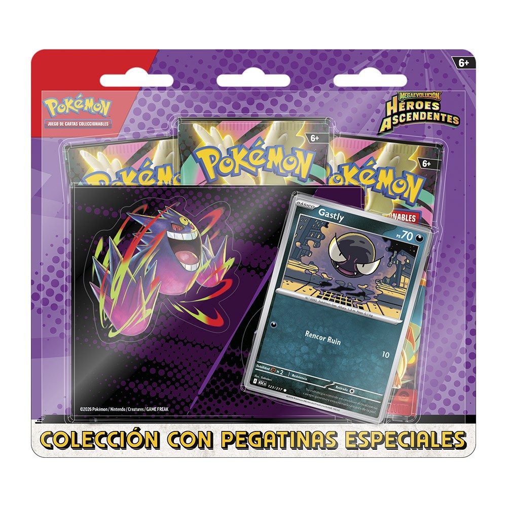 POKEMON TCG-MEGAEVOLUCION HEROES ASCENDENTES CON PEGATINA