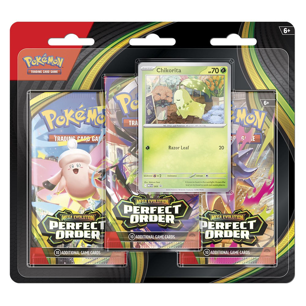 POKEMON TCG PACK 3 SOBRES-PERFECT ORDER-MARZO 26 (INGLES)