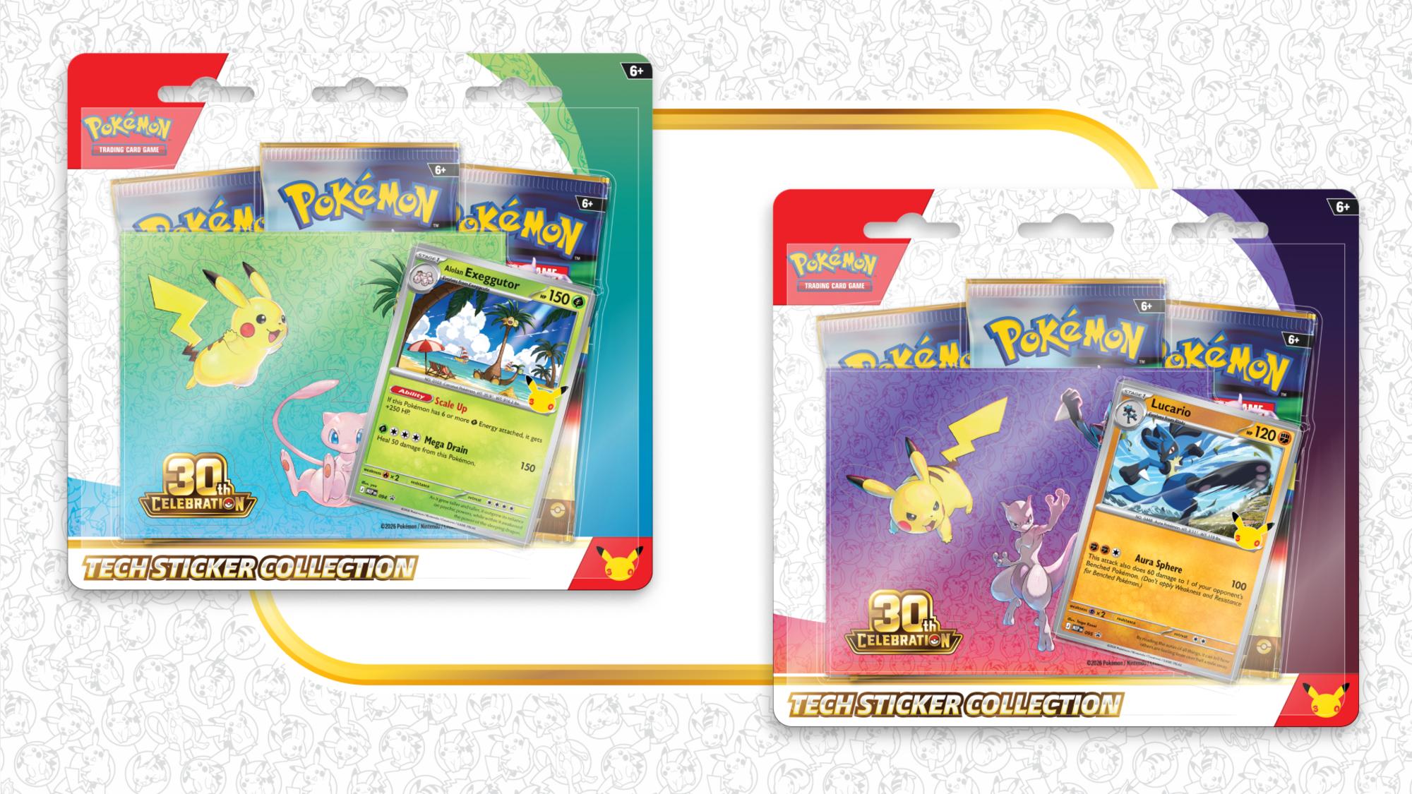 POKEMON TCG 30th Tech Sticker ESPAÑOL