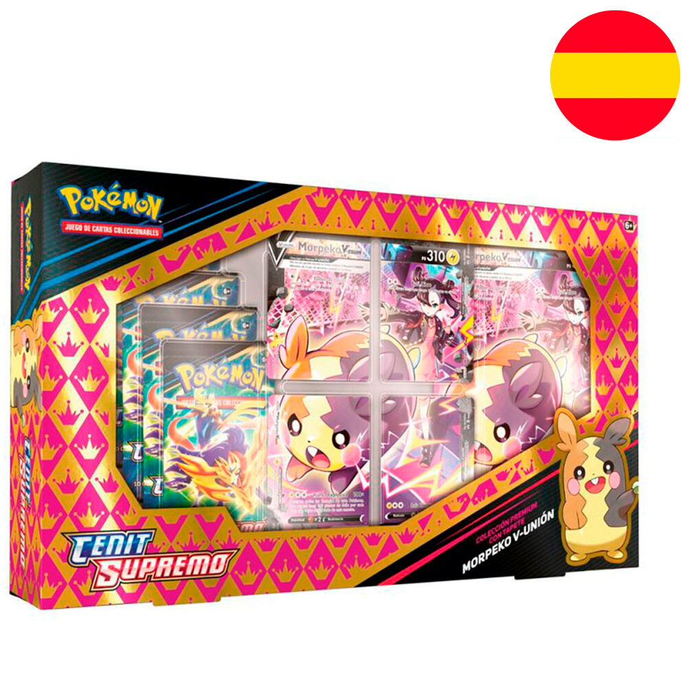 Blister Cartas Cenit Supremo Morpecko V Union Pokemon español
